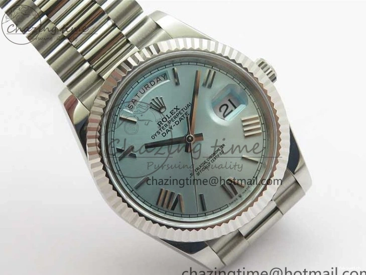 Day Tiffany Bp Maker on Best Dial Blue Roman 1:1 Bracelet 40 SS Edition SS A2836 Date 0408